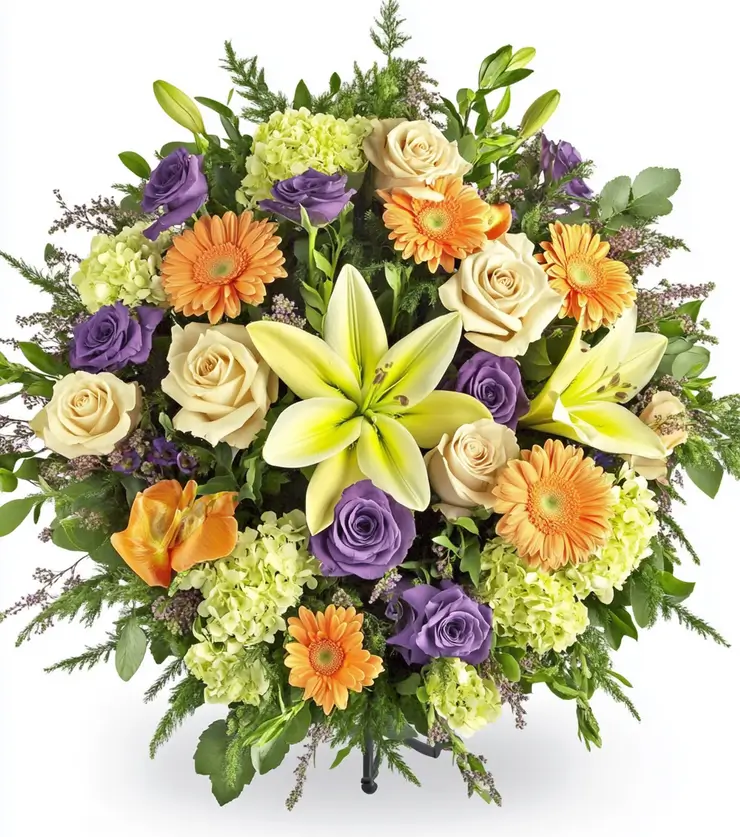 A Life in Color Sympathy Wreath