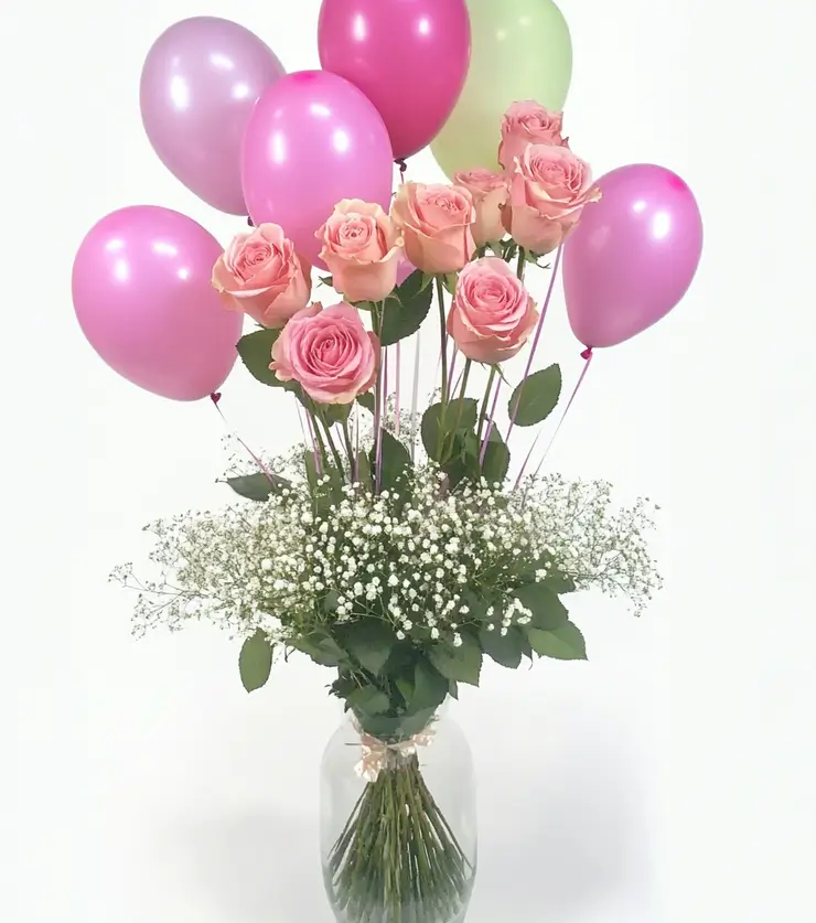 Bright and Cheerful Pink Roses