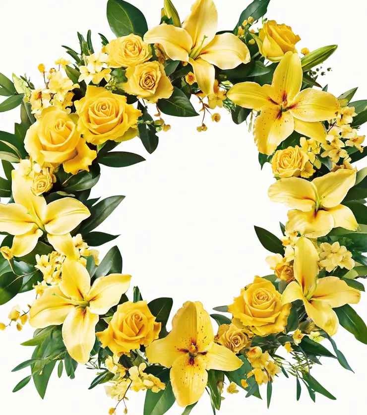 Fresh Florals Sympathy Wreath