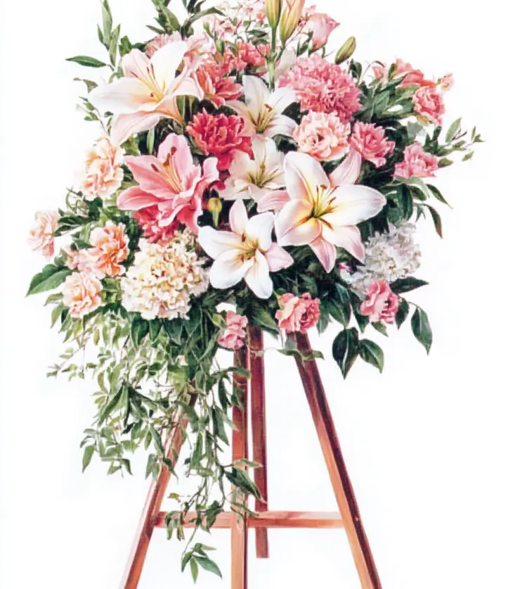 Funeral Flowers Standing Spray