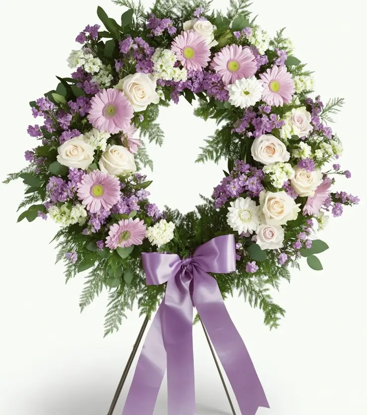 Heart Funeral Wreath