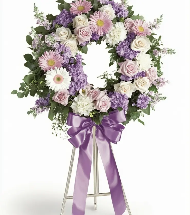 Heart Funeral Wreath