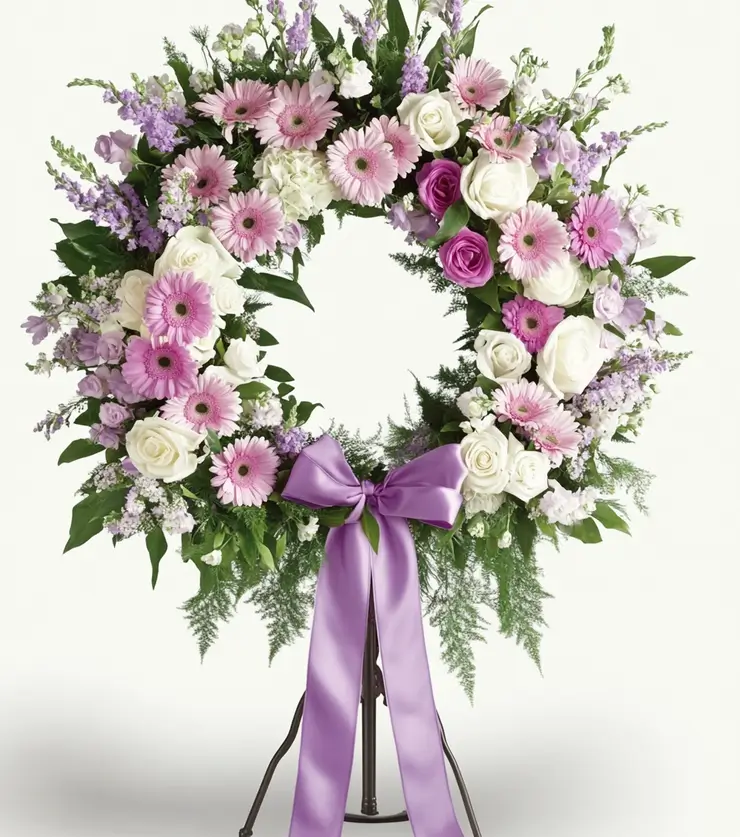 Heart Funeral Wreath