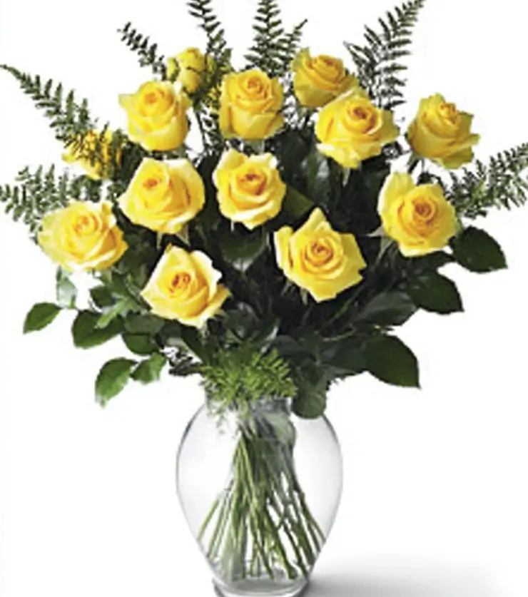 Luxurious Yellow Roses