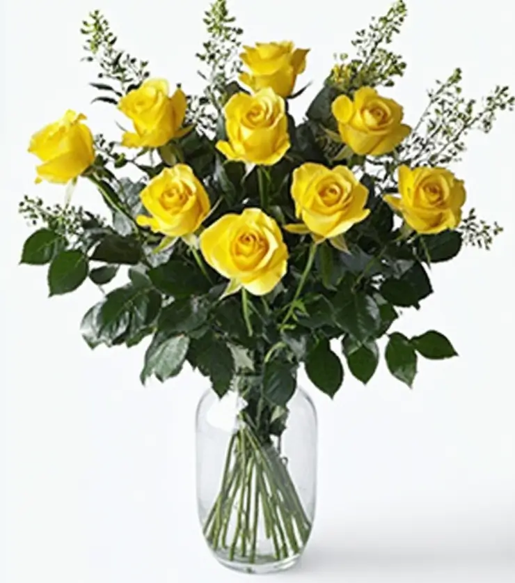 Luxurious Yellow Roses