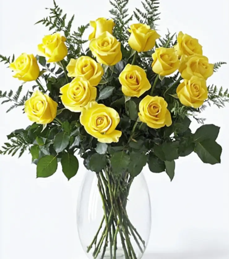 Luxurious Yellow Roses