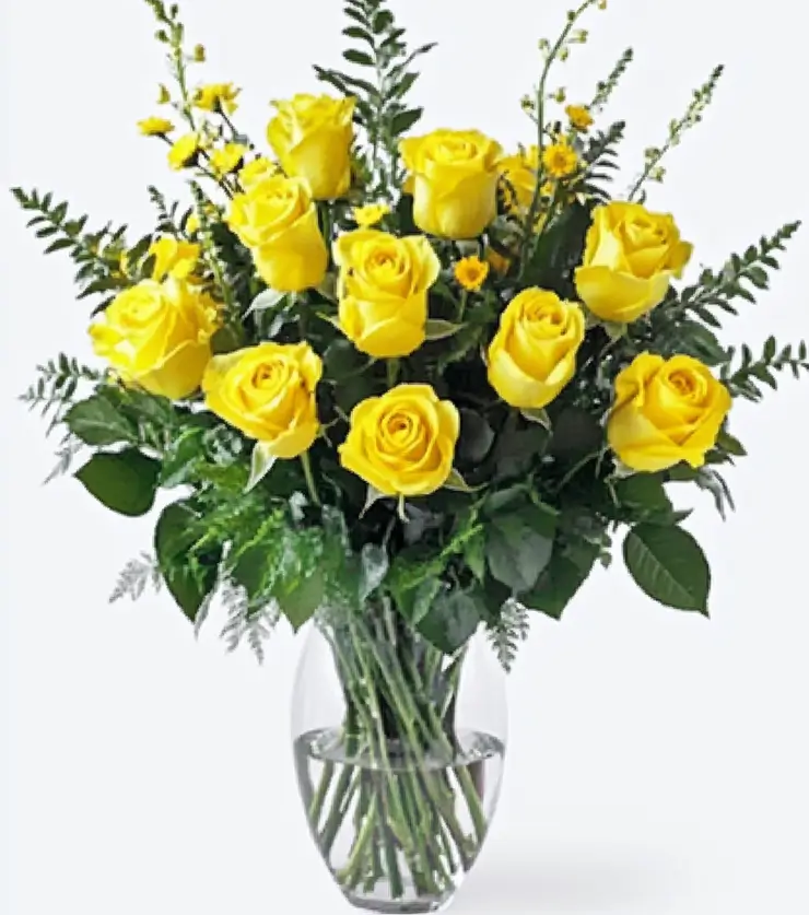 Luxurious Yellow Roses