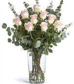One Dozen White Roses