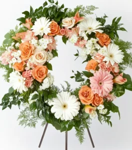 Perfectly Arranged Blossoms Wreath