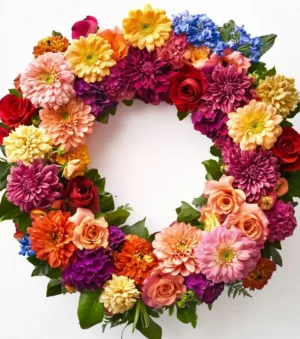 Sunburst of Love Sympathy Wreath