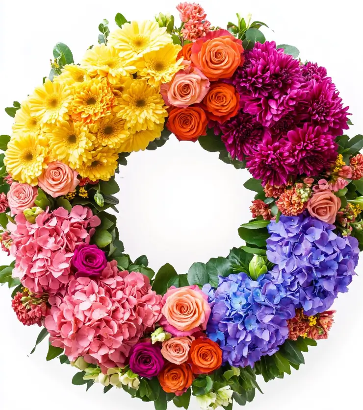 Sunburst of Love Sympathy Wreath
