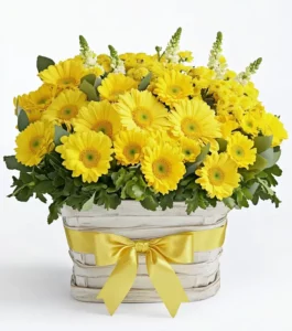 Sunstruck Floral Basket