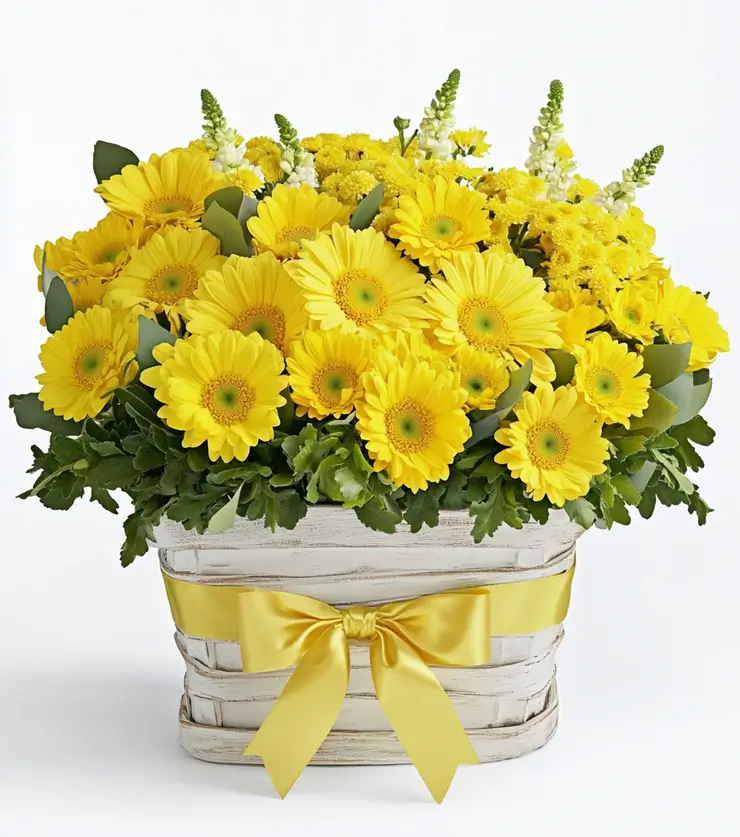Sunstruck Floral Basket