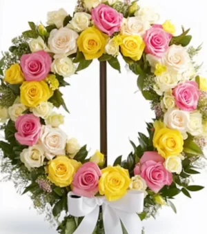 Thinking of You Roses Wreath