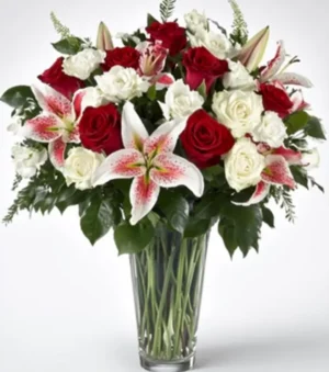 Vibrant floral display