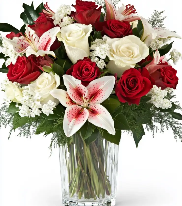 Vibrant floral display