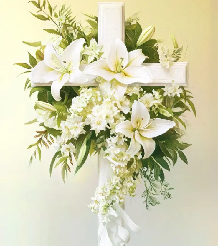 White Cross Spray