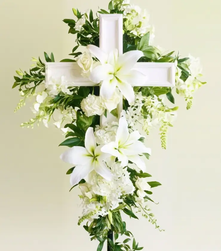 White Cross Spray