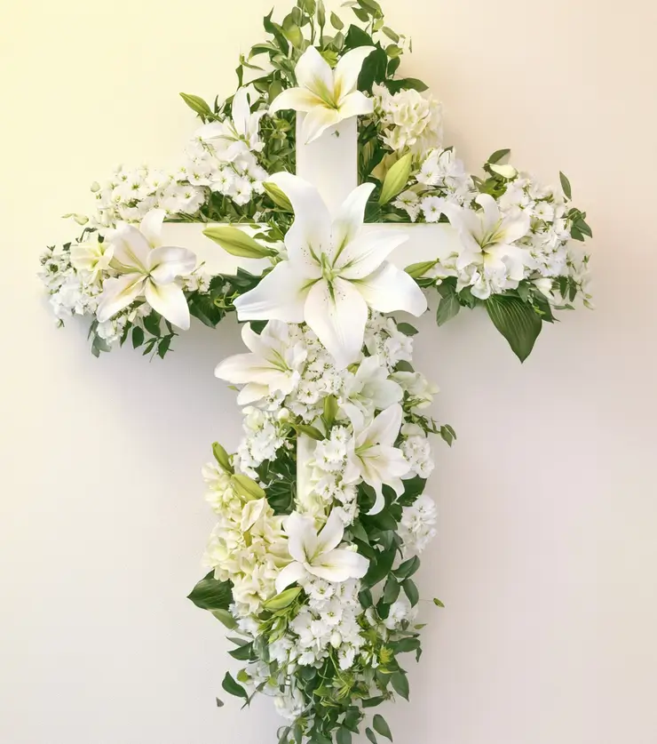 White Cross Spray
