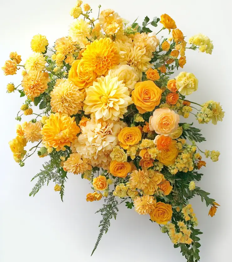 Yellow Standing Spray