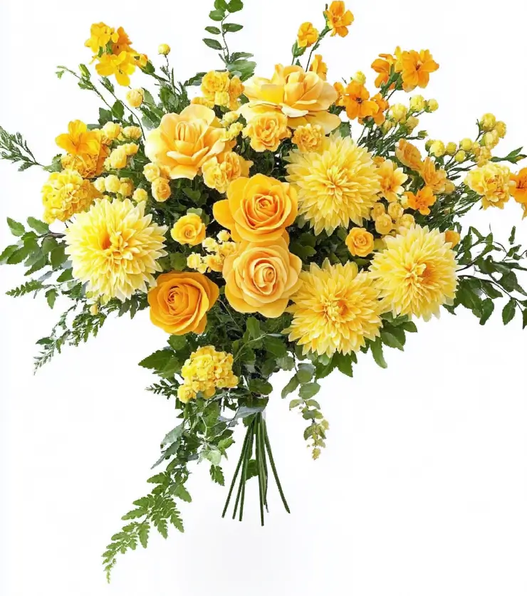 Yellow Standing Spray