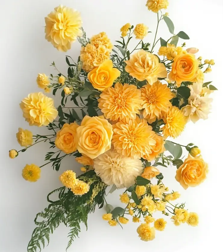 Yellow Standing Spray