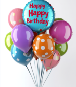Assorted Birthday Balloons Bouquet