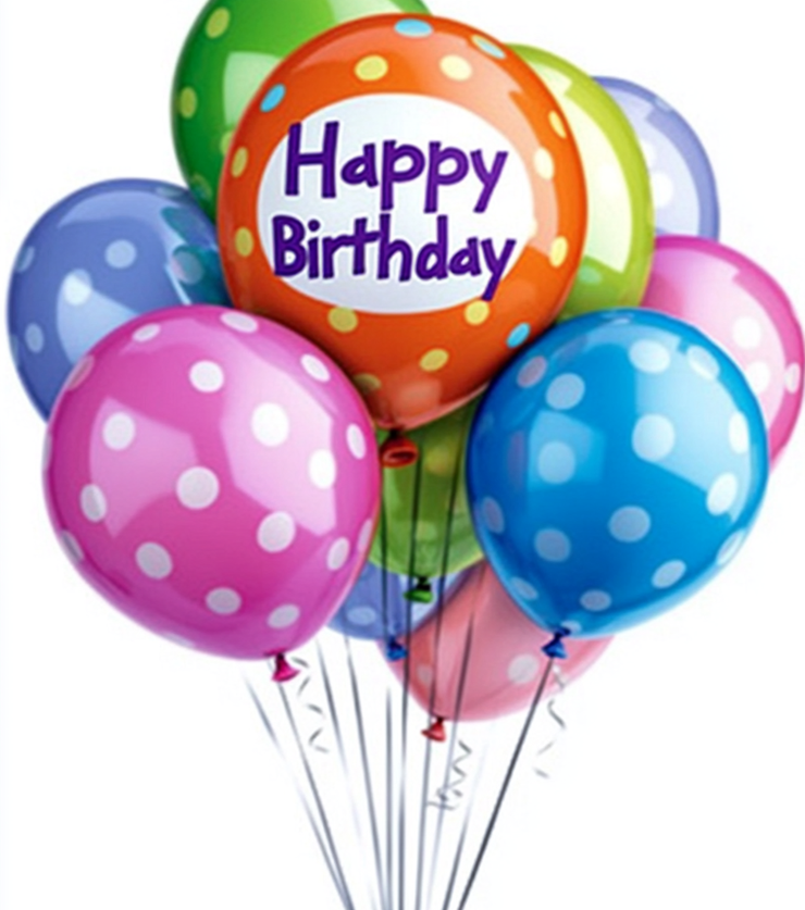 Assorted Birthday Balloons Bouquet