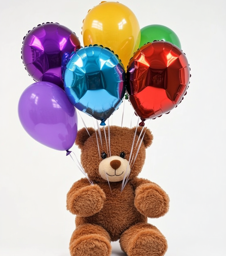 Cuddly Teddy Balloons