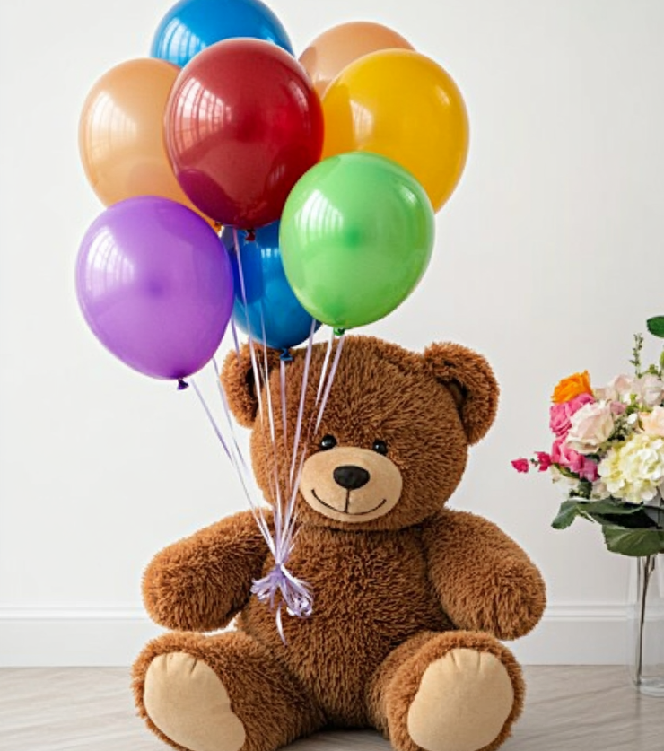 Cuddly Teddy Balloons