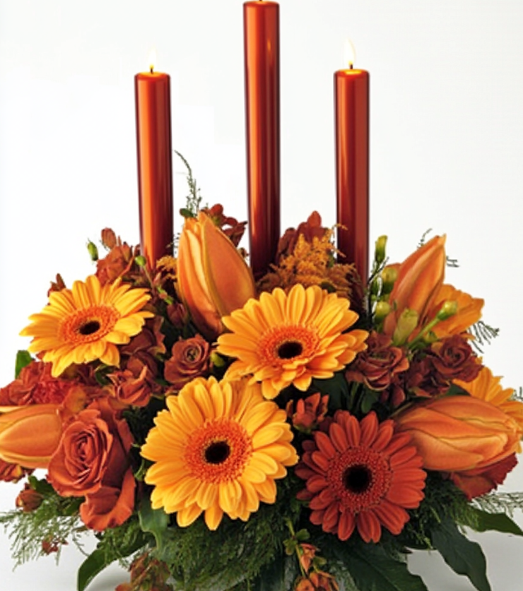 Autumn Leaves Centerpiece