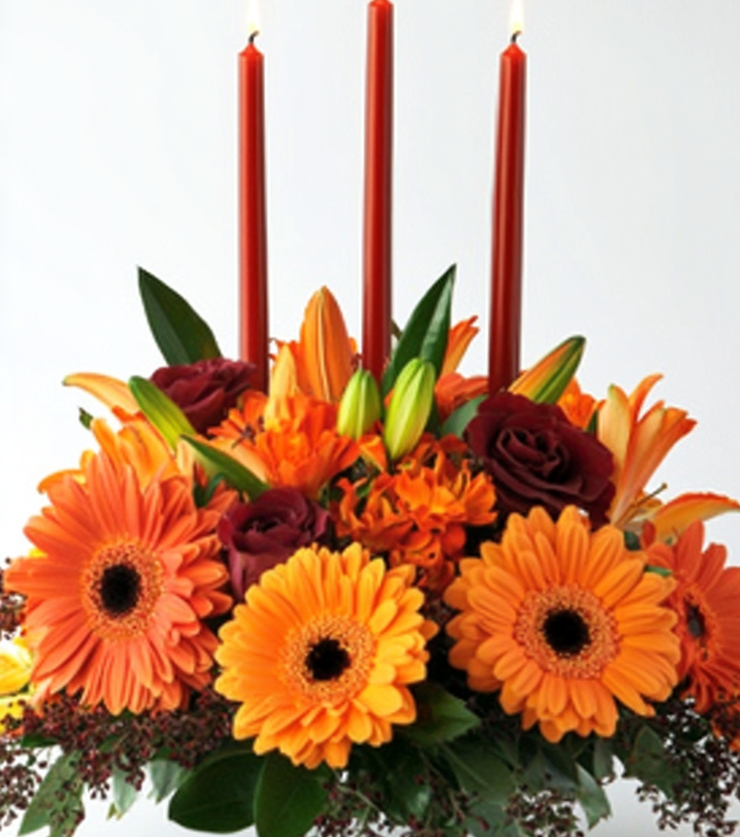 Autumn Leaves Centerpiece