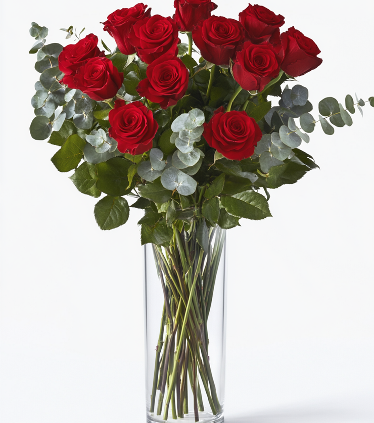 Elegant Dozen Roses