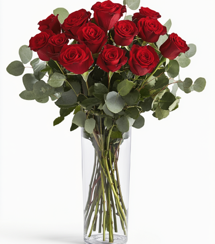 Elegant Dozen Roses