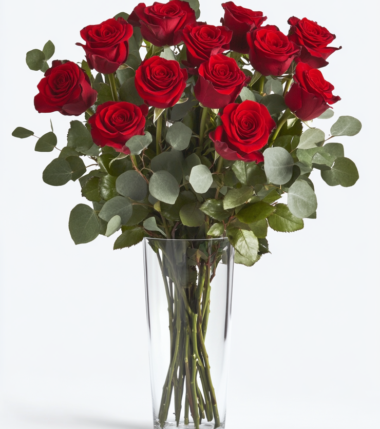 Elegant Dozen Roses