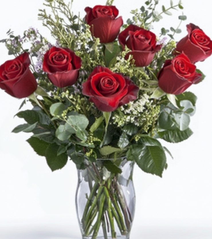 Extravagant Arrangement of Red Roses