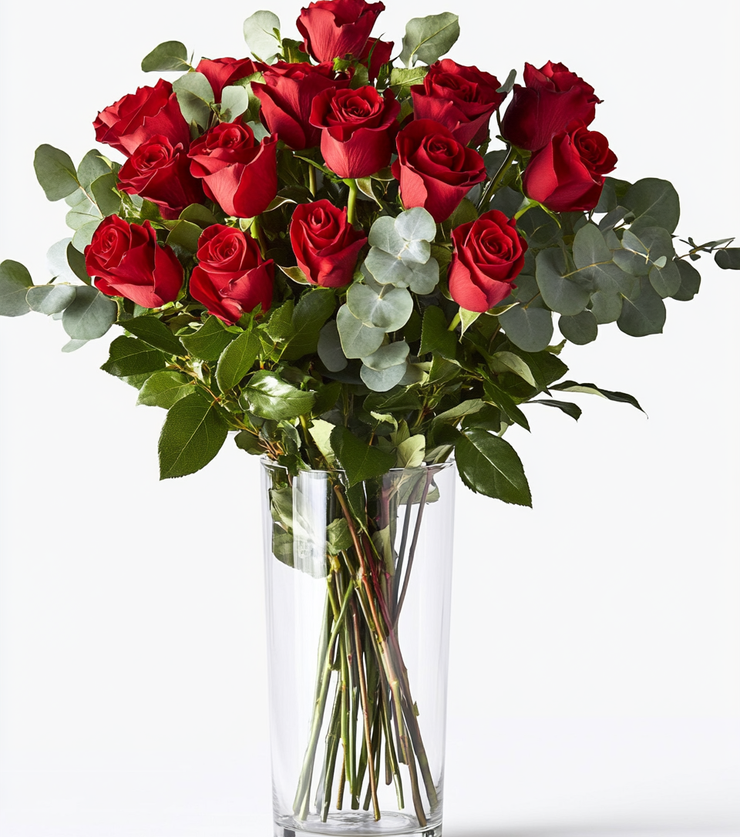 One Dozen Red Roses