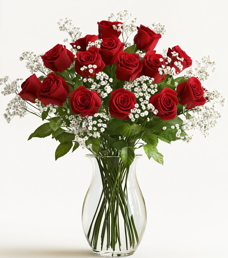 Perfectly Red Roses