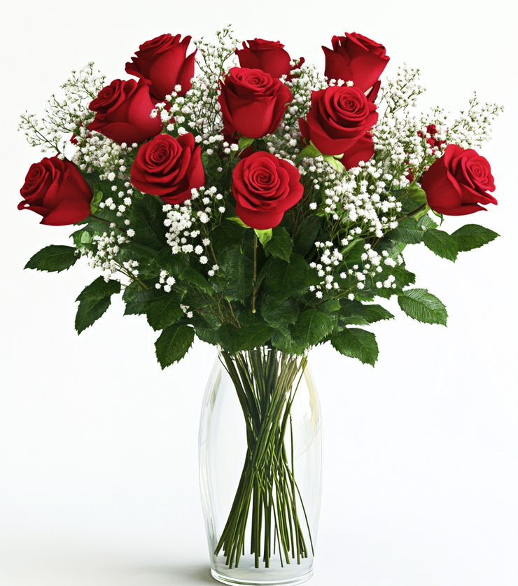 Perfectly Red Roses