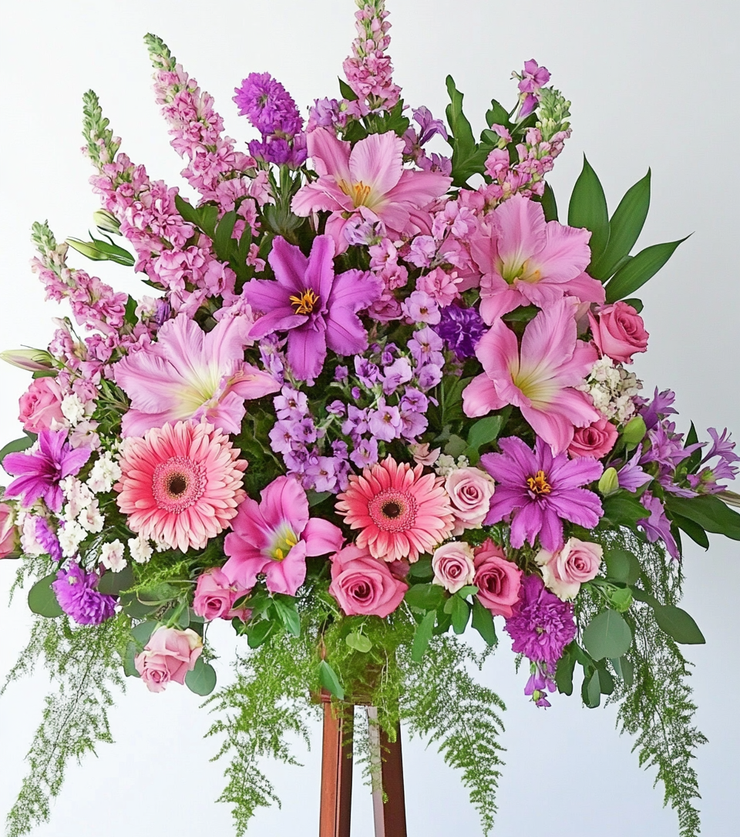 Pink Standing Spray
