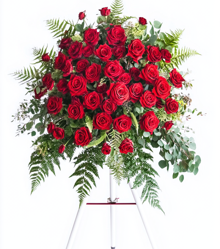 Red Standing Spray
