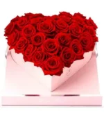 Rose Heart Red