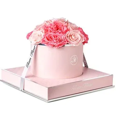 Rose Round Pink Van Gogh and Baby Pink