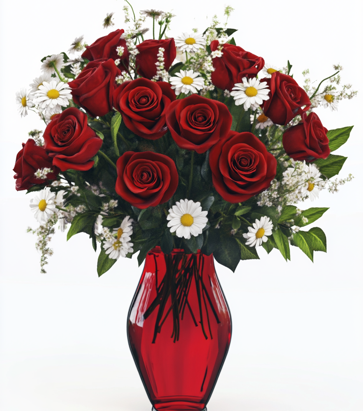 Velvety Red Roses