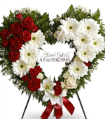 With love Sympathy Wreath