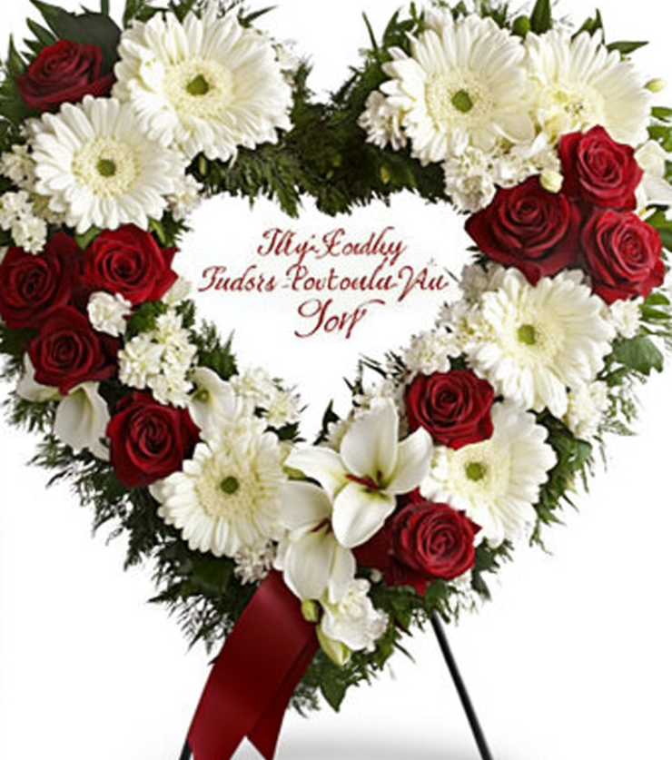 With love Sympathy Wreath