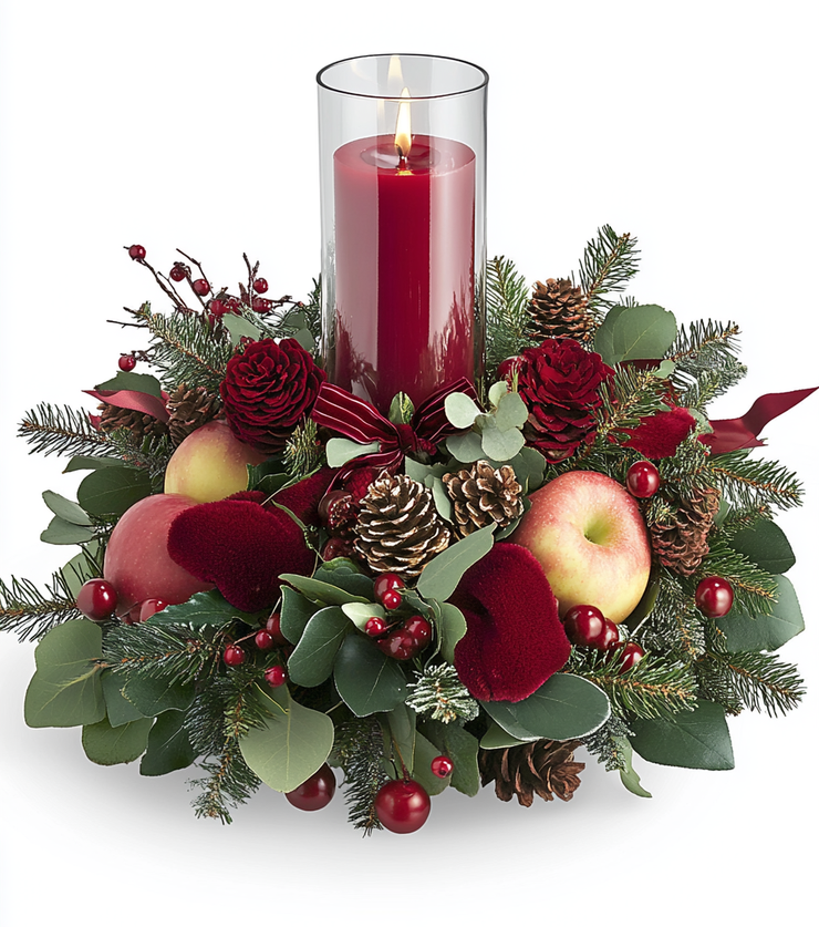 Nostalgic Candlelight Centerpiece