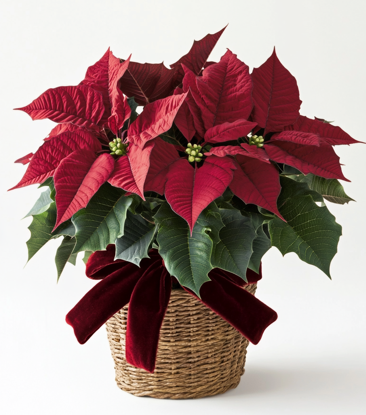 Red Poinsettia Beautiful Bouquet