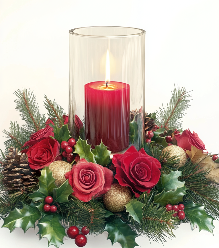 Snowfall Surprise Centerpiece