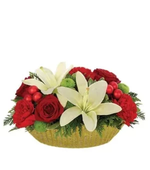 Bright Holiday Wishes Centerpiece